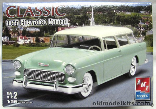 AMT 1/25 1955 Chevrolet Nomad Wagon - Stock / Custom / Drag, 31740X plastic model kit